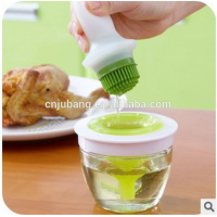 silicone oil brush bottle / BBQ brush small bottle brush / bbq barbecue brush oil bottle brush