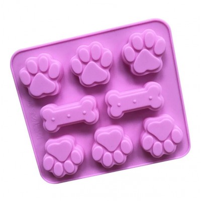 Dog Paw Silicone Cake Mold for Dog Eating